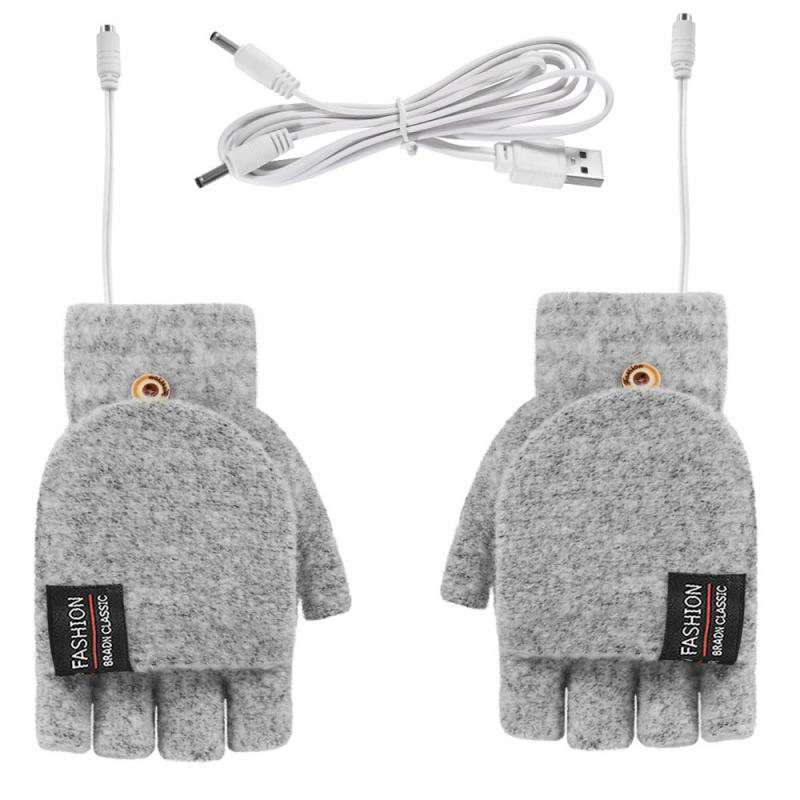 USB double-sided heating gloves