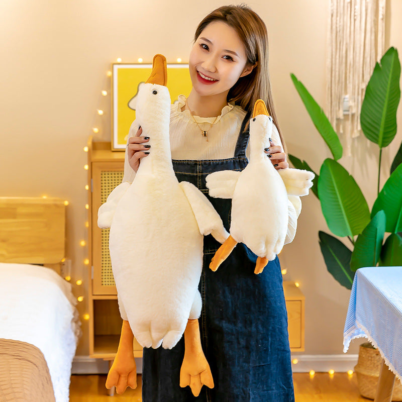 Big White Goose Pillow Doll Foreign Trade Plush Toys Large Sleeping Doll Doll Wholesale Birthday Gifts For Girls