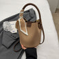 Fashionable Versatile Silk Scarf Tote Bucket Bag